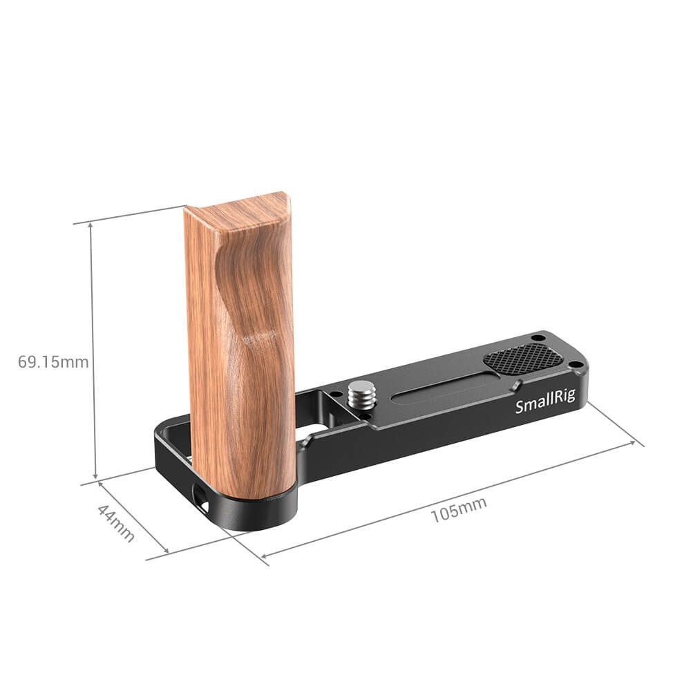 SmallRig L-Shaped Wooden Grip for Canon G7X Mark III LCC2445