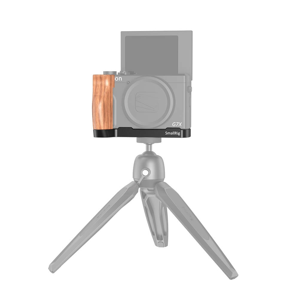 SmallRig L-Shaped Wooden Grip for Canon G7X Mark III LCC2445