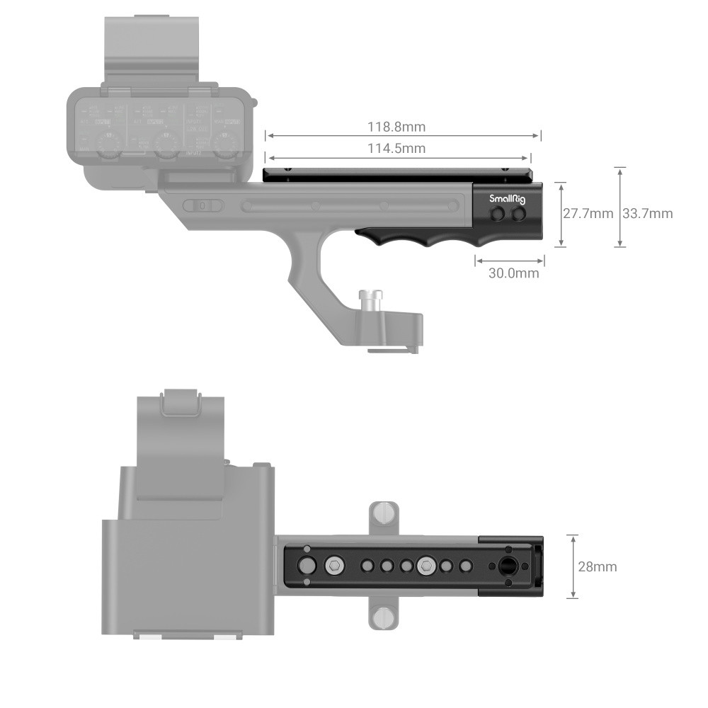 SmallRig Sony FX30 / FX3 XLR Handle Extension Rig MD3490