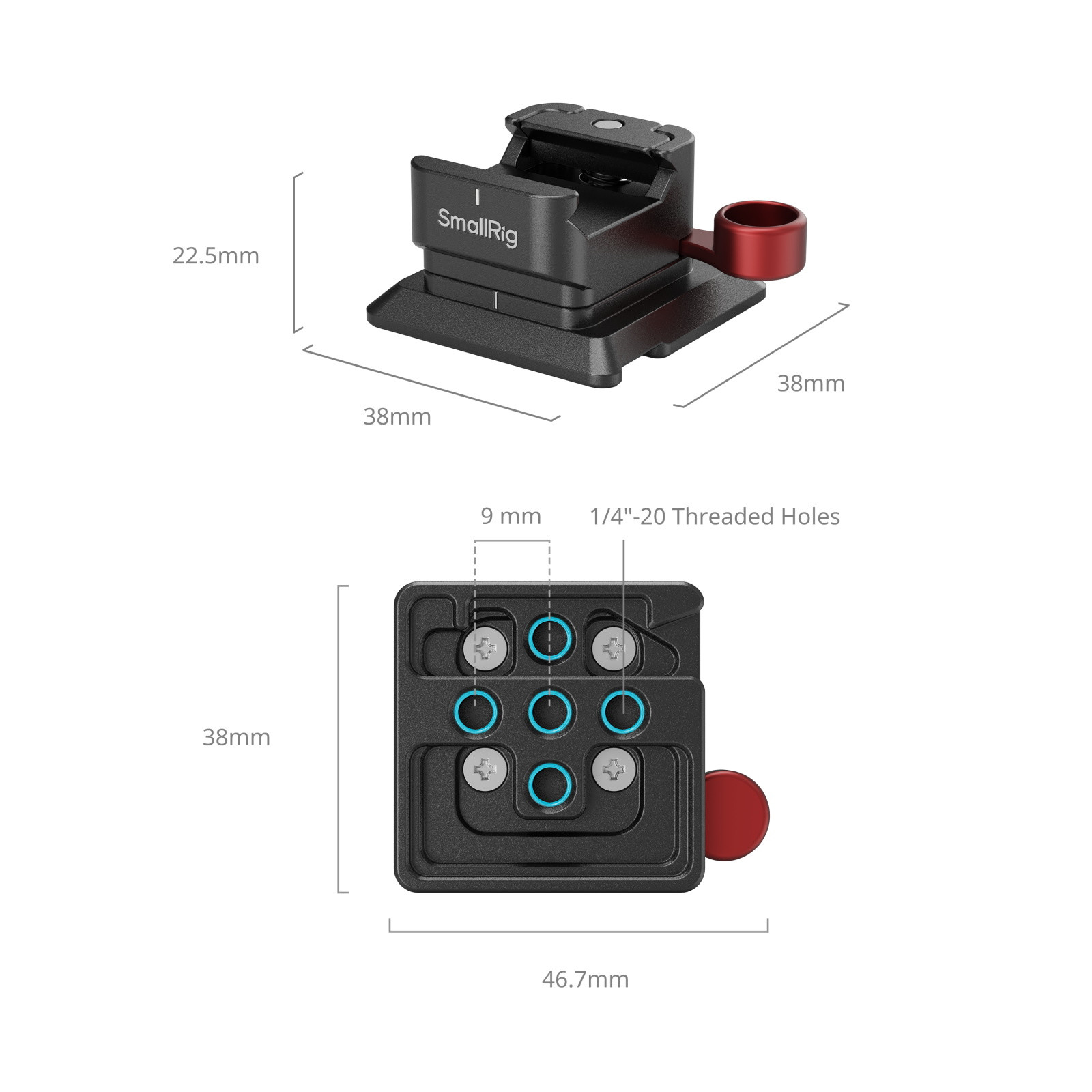 SmallRig NATO Clamp to Arca-Swiss Quick Release Plate MD4857