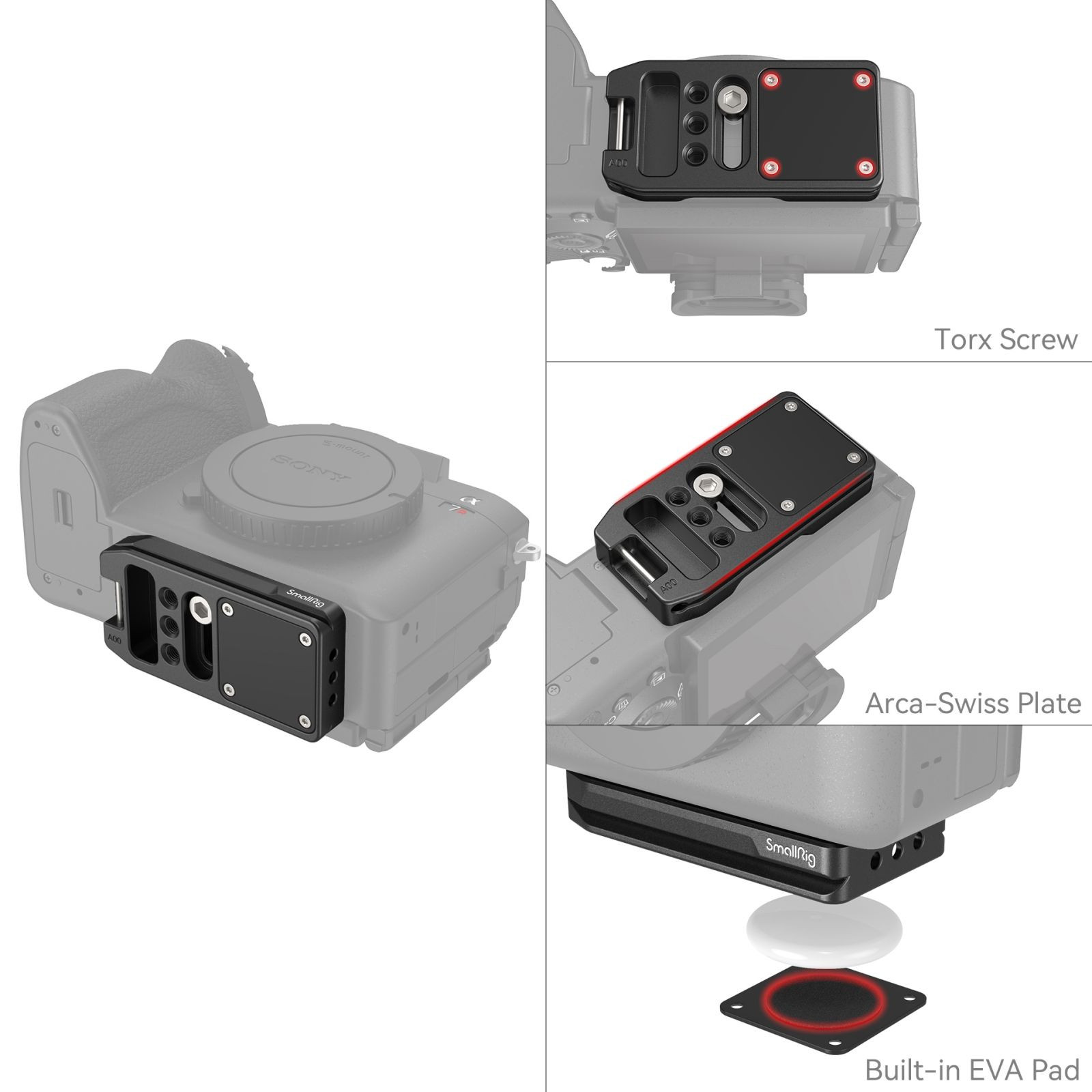 SmallRig Mount Plate Kit for Sony FX3 / FX30 - Christmas Gift Set MD5071