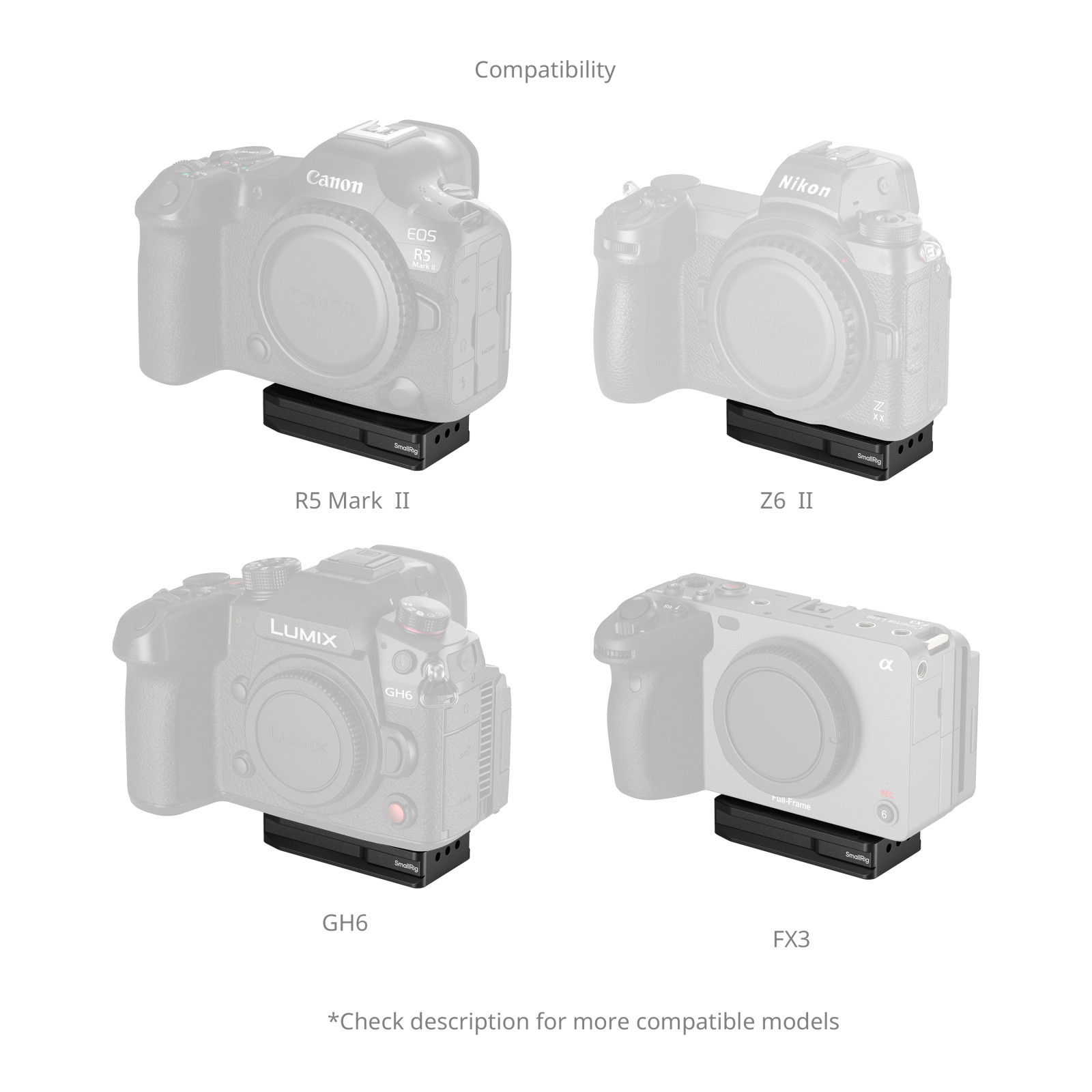 SmallRig Arca-Swiss Mount Plate for AirTag / SmartTag2 MD5422