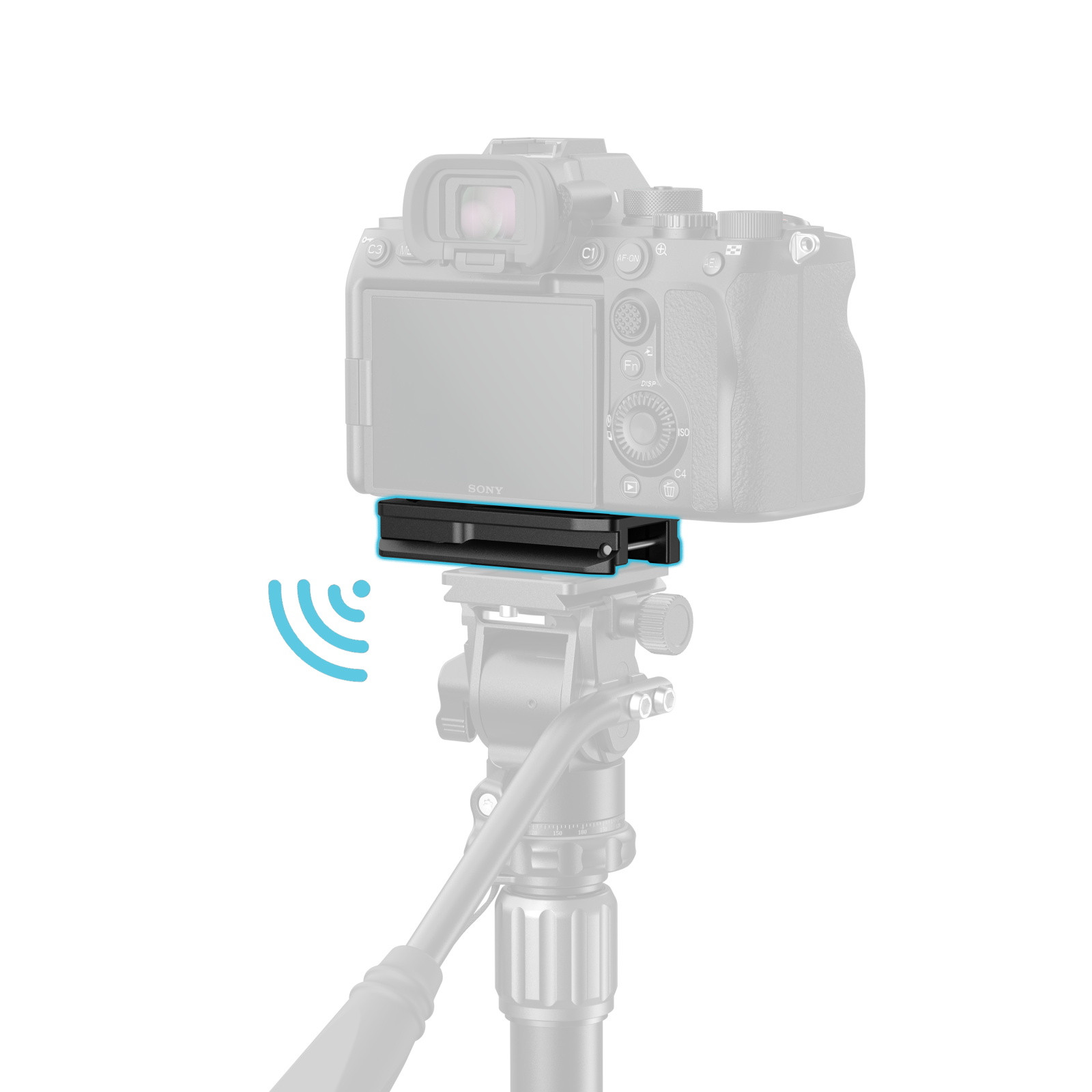 SmallRig Arca-Swiss Mount Plate for AirTag for Sony MD5423