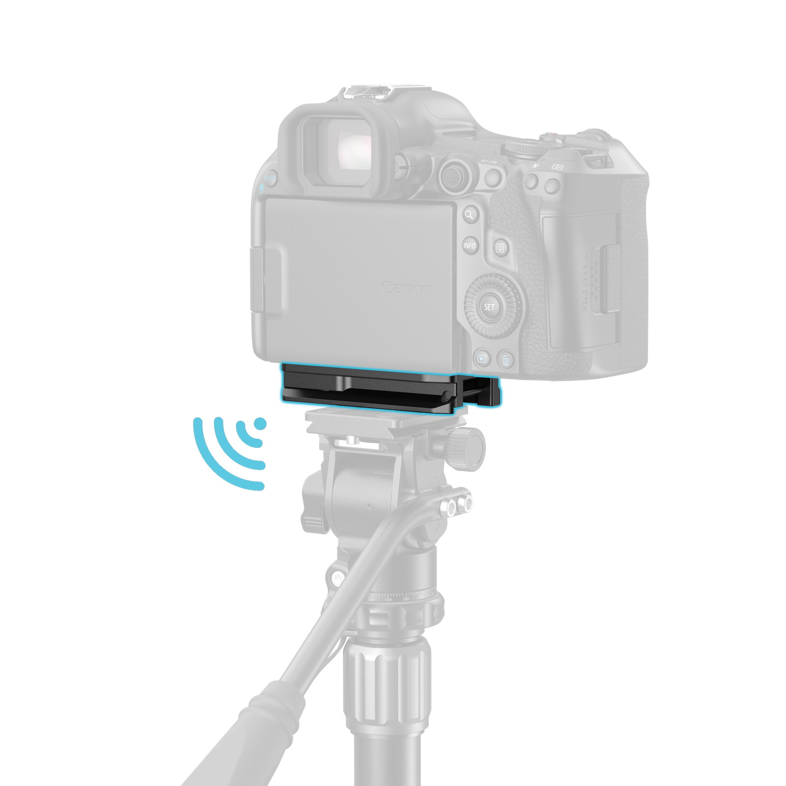 SmallRig Arca-Swiss Mount Plate for AirTag for Canon MD5424