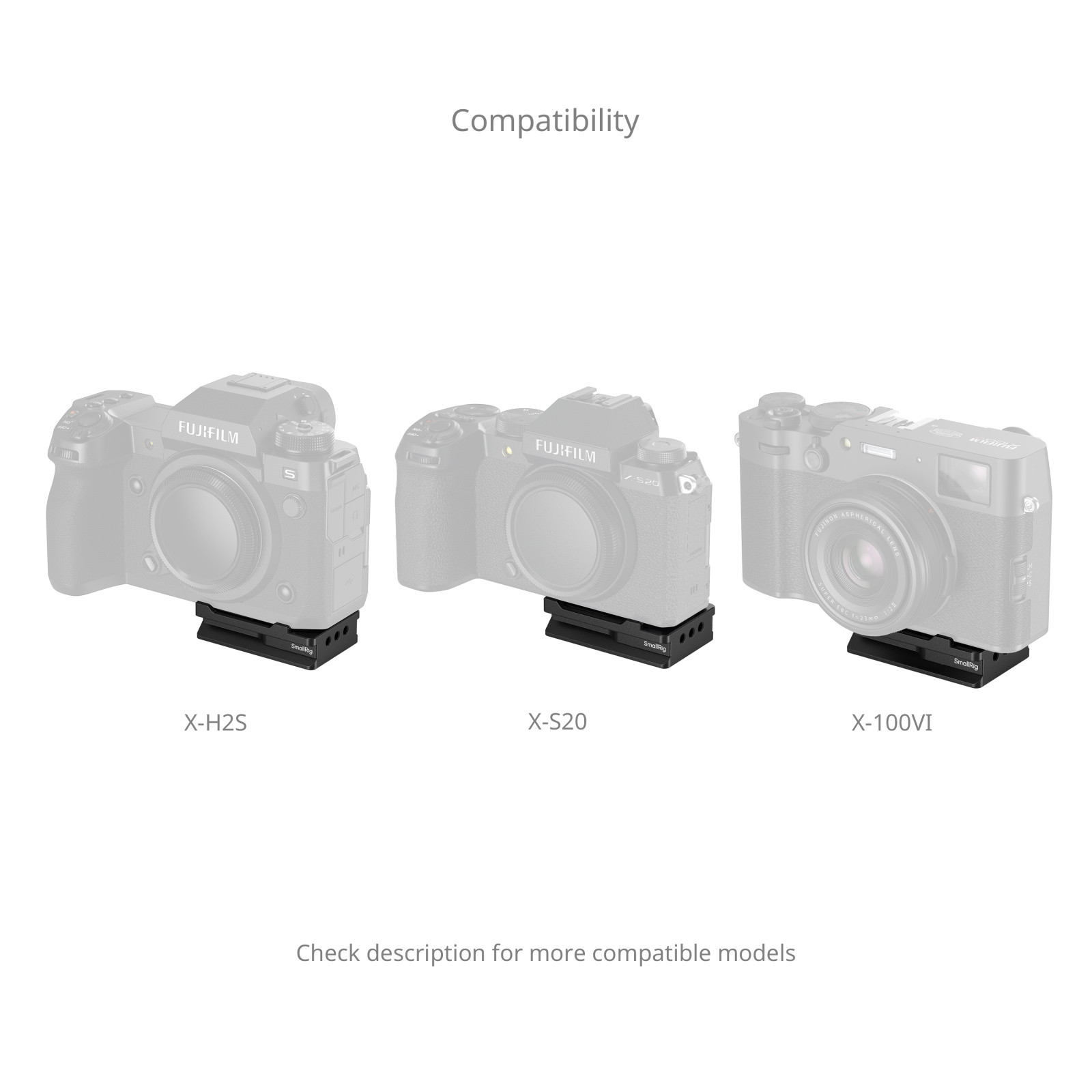SmallRig Arca-Swiss Mount Plate for AirTag for FUJIFILM MD5425
