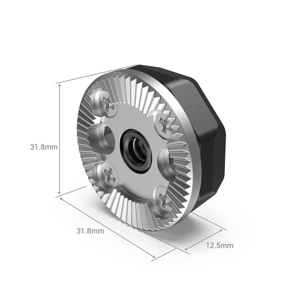 NICEYRIG ARRI Standard Rosette Bolt-On Mount – M6 Thread, 31.8mm For DIY Camera Rig