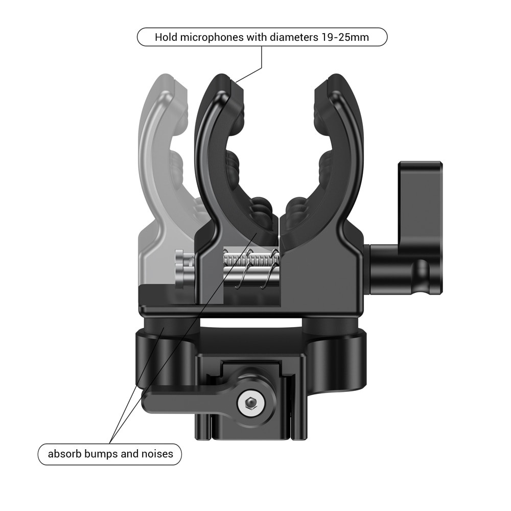 SmallRig Shotgun Microphone Holder (NATO Clamp) BSM2351