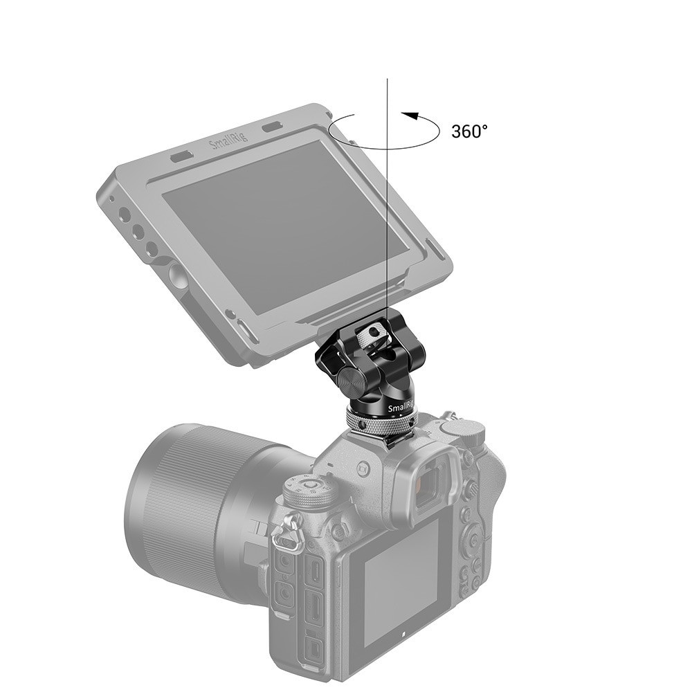 SmallRig Swivel and Tilt Monitor Mount with Cold Shoe BSE2346B