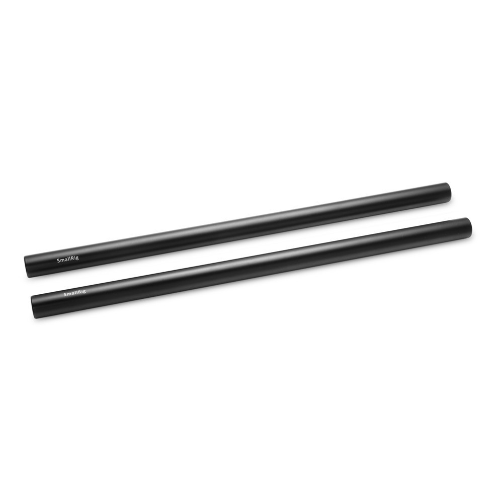 SmallRig 2pcs 15mm Black Aluminum Alloy Rod(M12-30cm) 12inch 1053