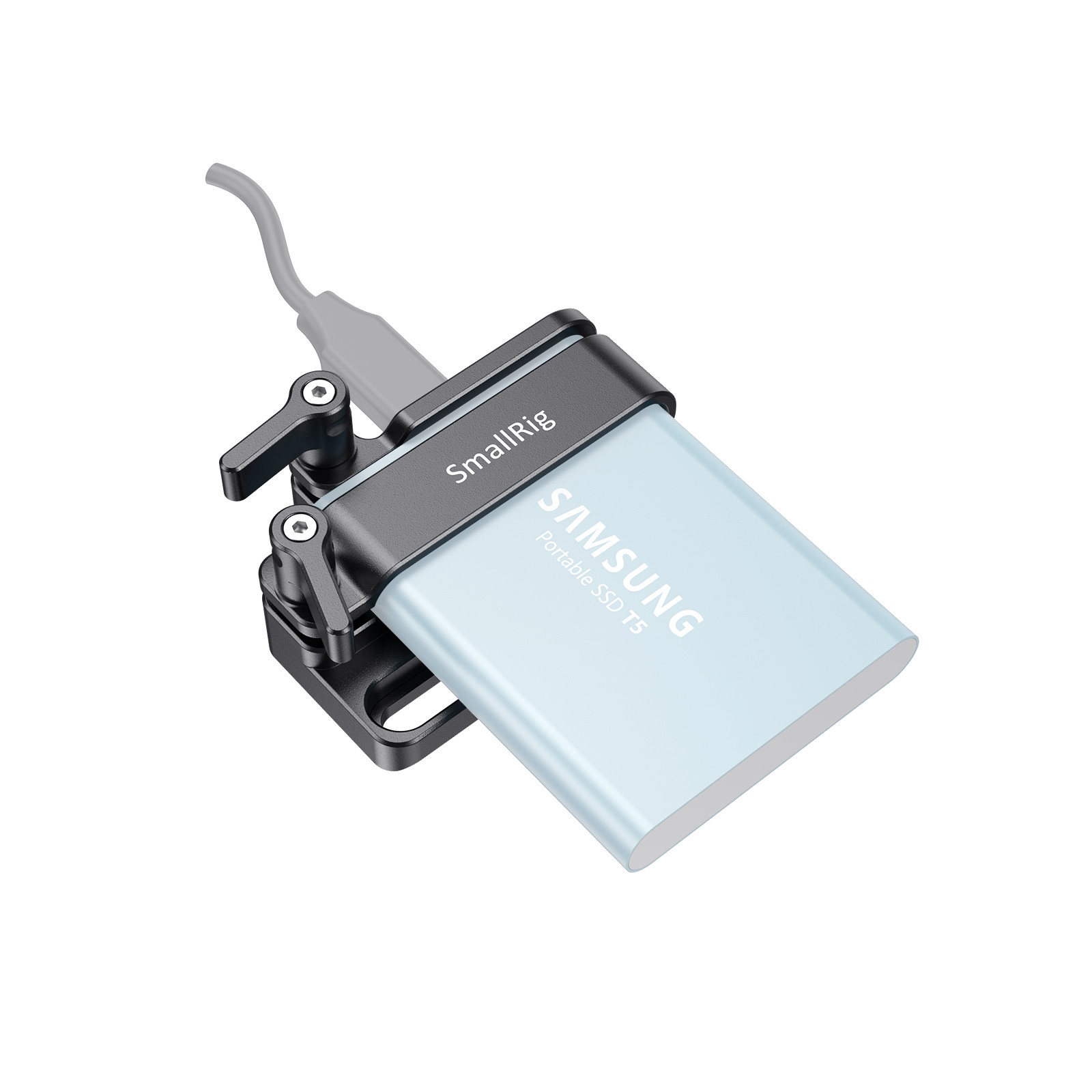 cerebrum Sygdom Bunke af SmallRig Mount for Samsung T5 SSD 2245
