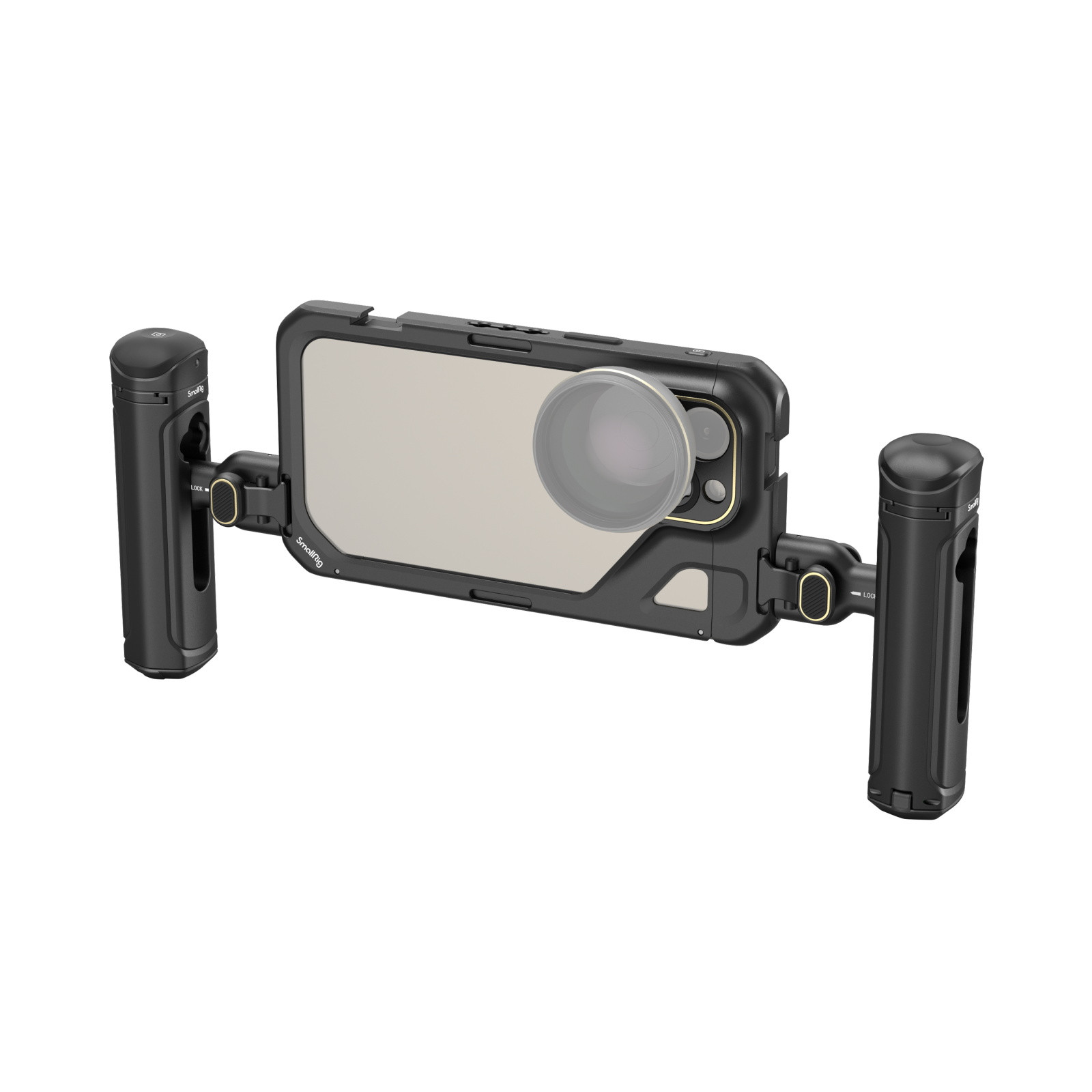 SMALLRIG Dual-Handy-Käfig-Set für iPhone 15 Pro Max, mobiles Video