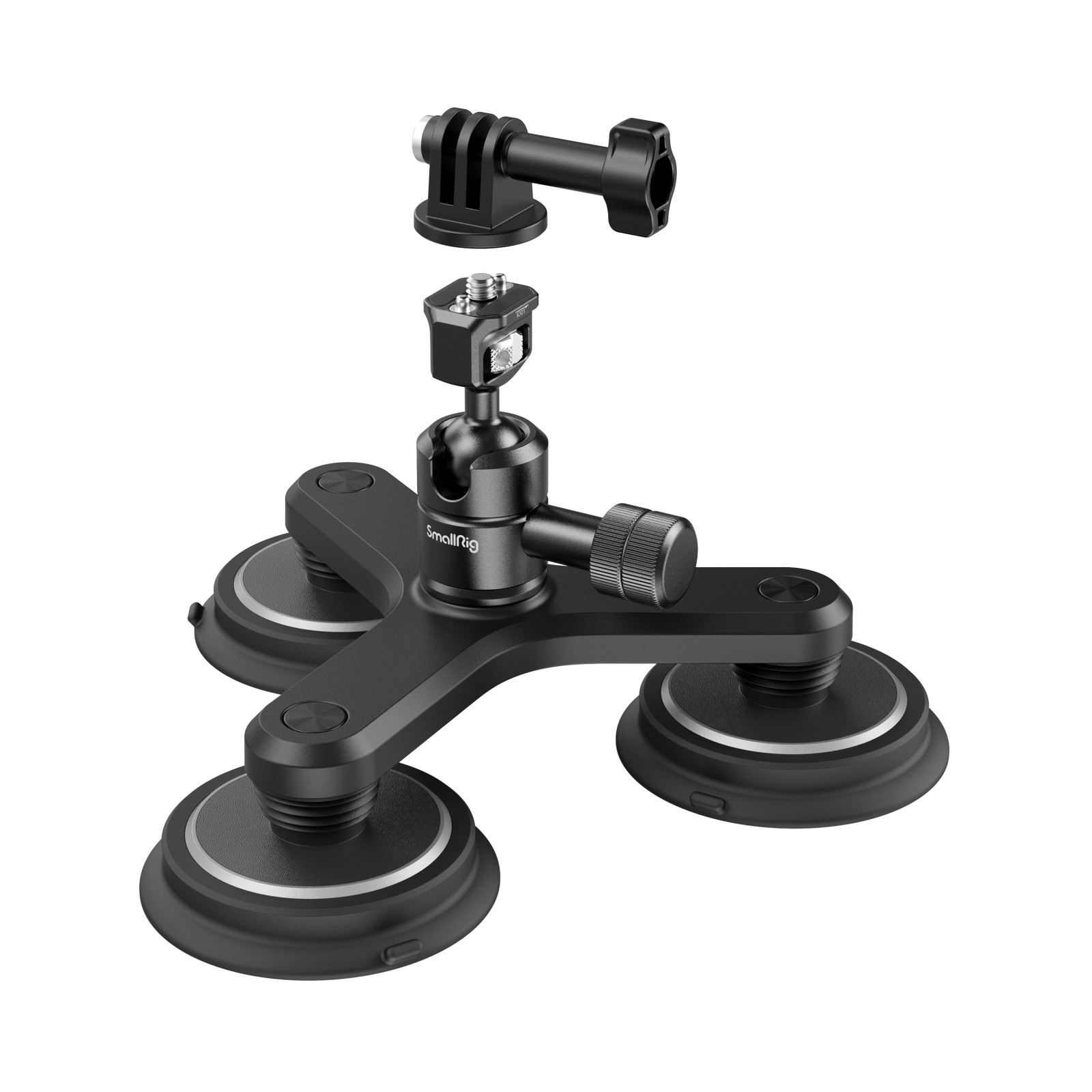 SmallRig Triple Magnetic Suction Cup Mounting Support Kit for Action  Cameras 4468