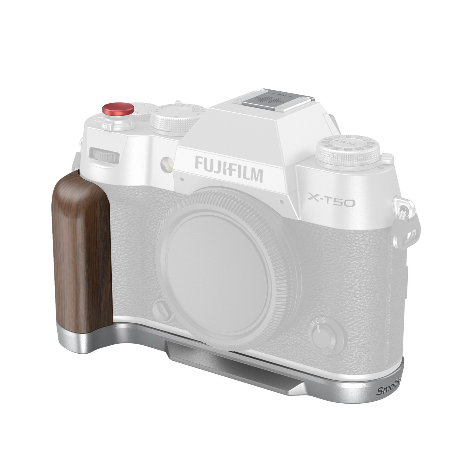 SmallRig L-Shape Grip for FUJIFILM X-T50 (Wooden/Silver) 4735C