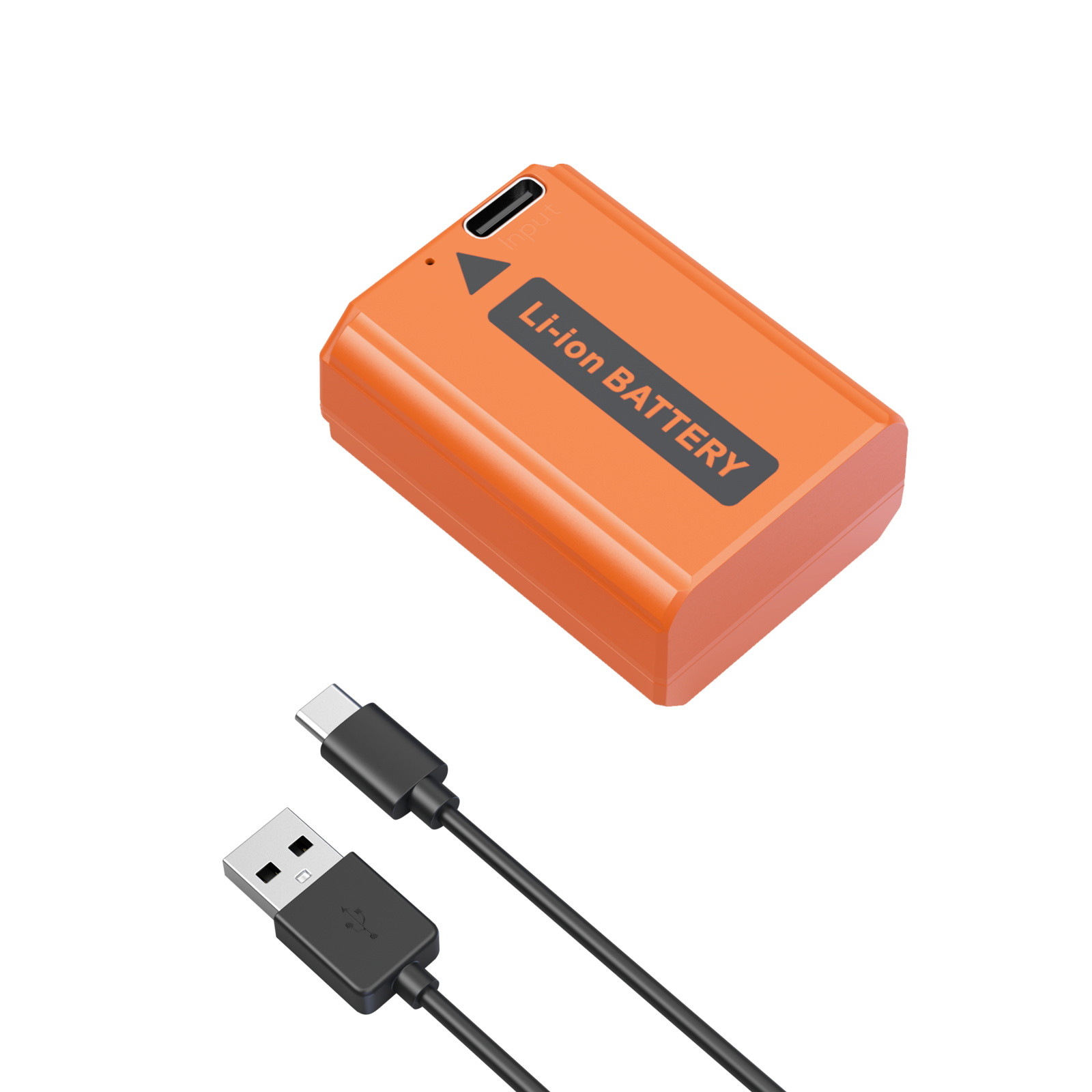 SmallRig USB-C Rechargeable Camera Battery for Sony NP-FW50 (Orange) 4965