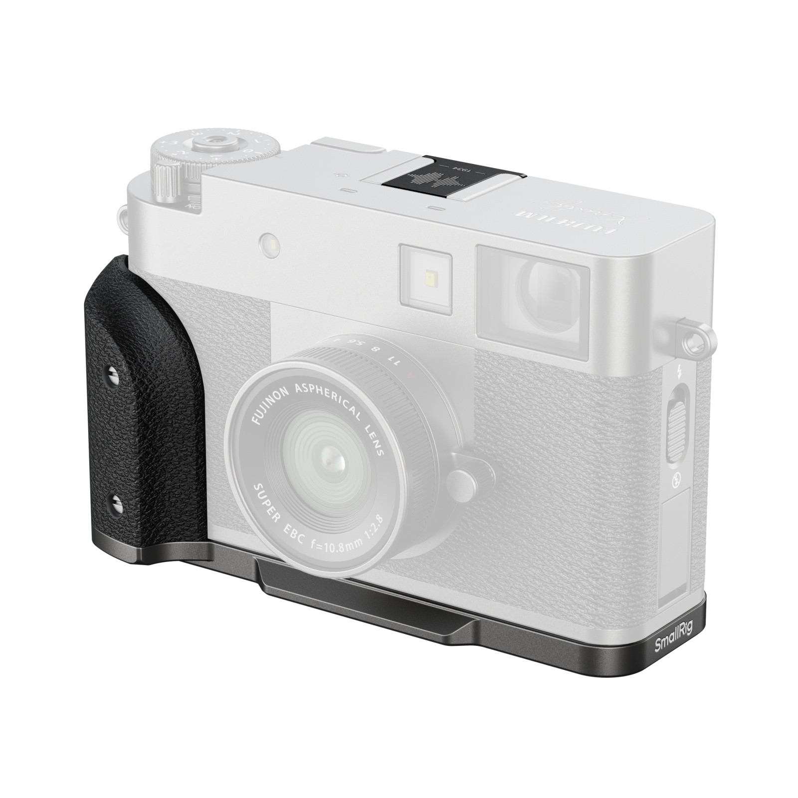 SmallRig L-Shaped Mount Plate with Silicone Handle for FUJIFILM X half (Charcoal Silver) 5217