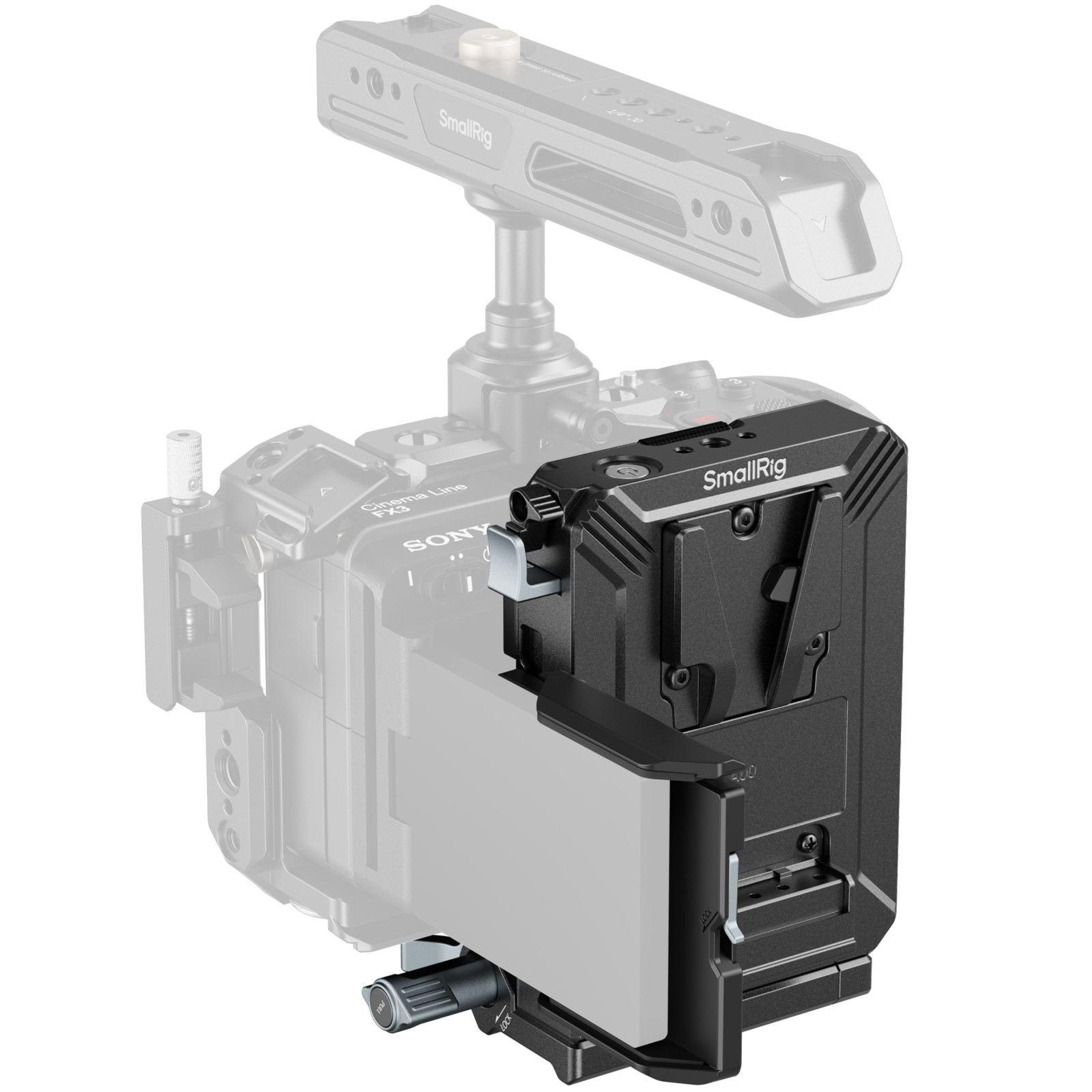 Batterie V-Mount SmallRig X99 - 99 Wh / 6800 MAh - Charge Rapide PD 100W, 8 Ports - Écran Tactile 2" - Pour Caméra, Lumière Vidéo, Ordinateur Portable