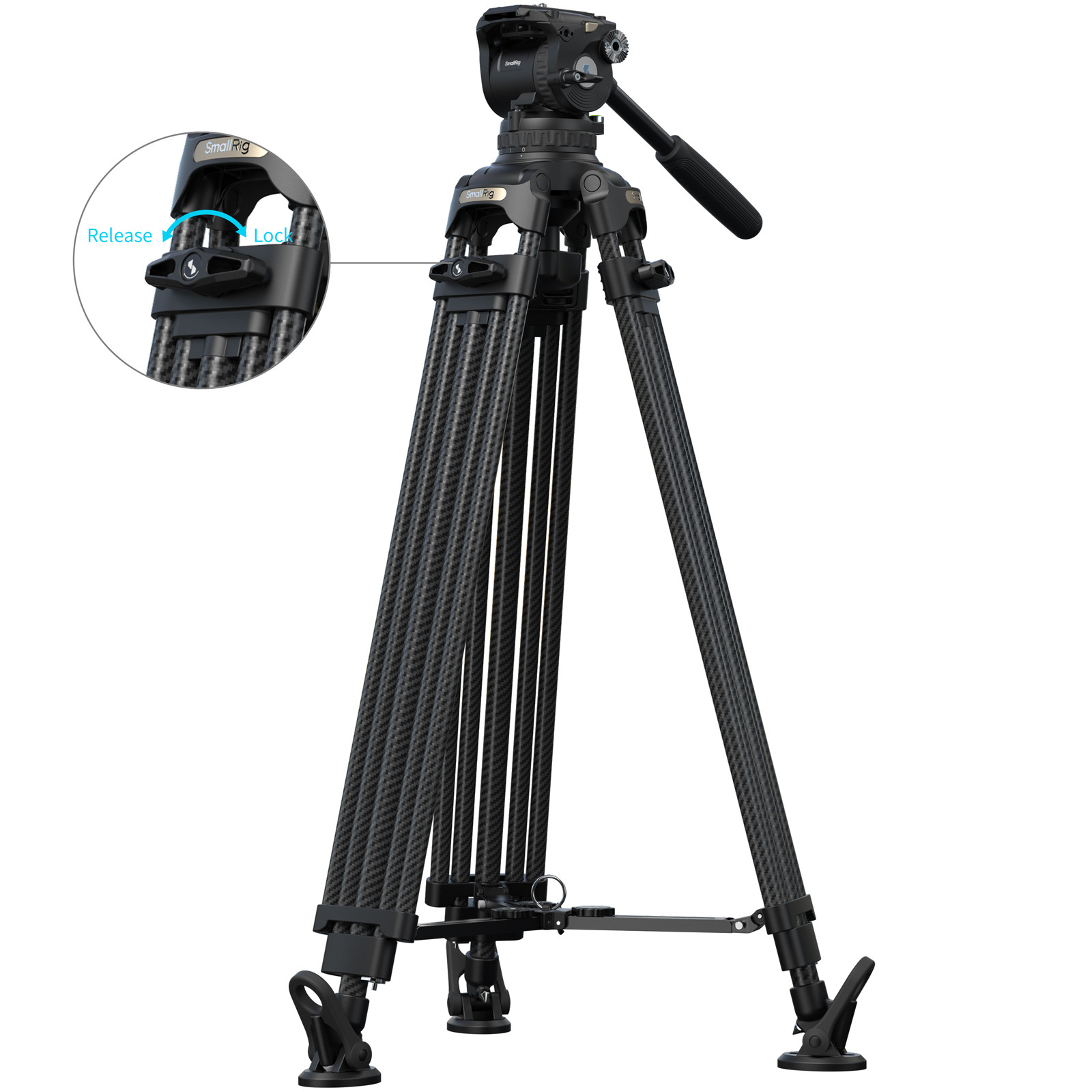 SmallRig FSD18 FreeSpeed Heavy-Duty Carbon Fiber Tripod 5578