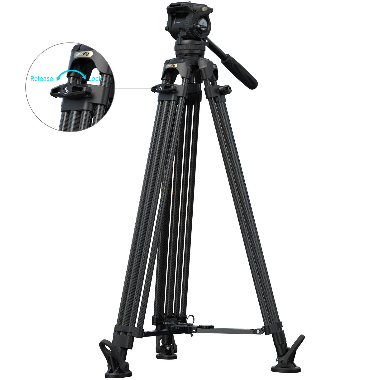SmallRig FSD16 FreeSpeed Heavy-Duty Carbon Fiber Tripod 5580