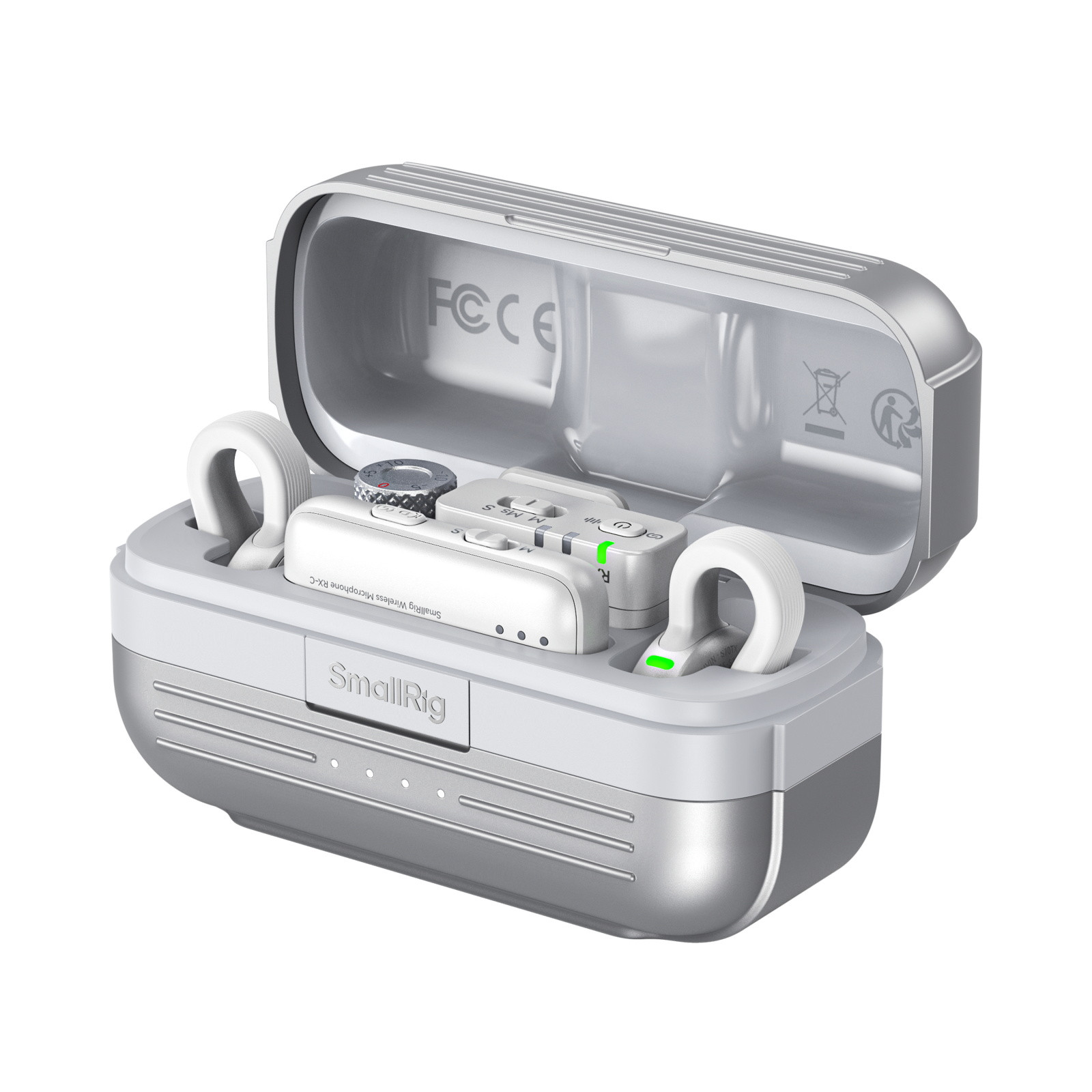 SmallRig S 70 Wireless Microphone with Multi-Device Compatibility (White) 5716