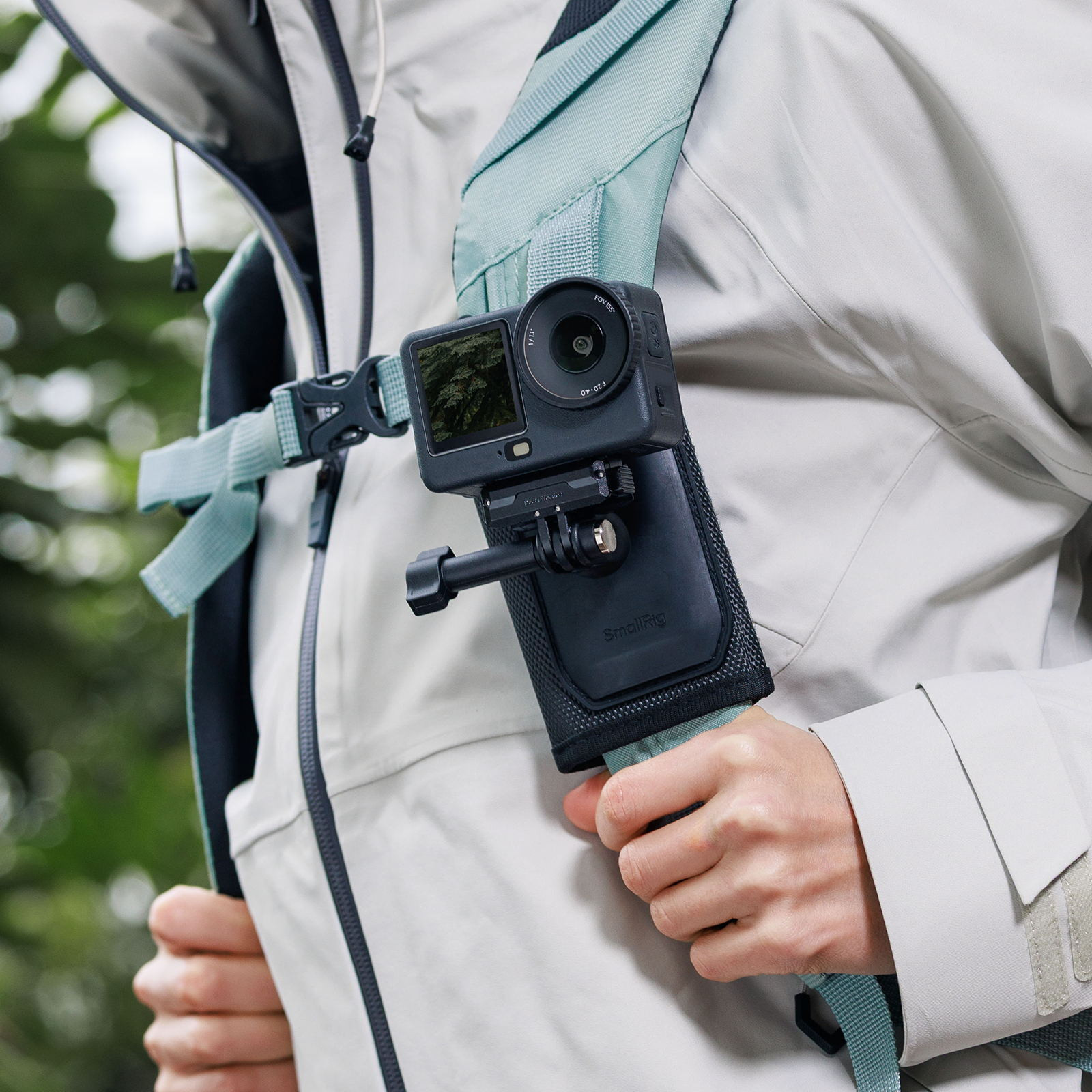 SmallRig Hook and Loop Backpack Strap Mount for Action Cameras 5721