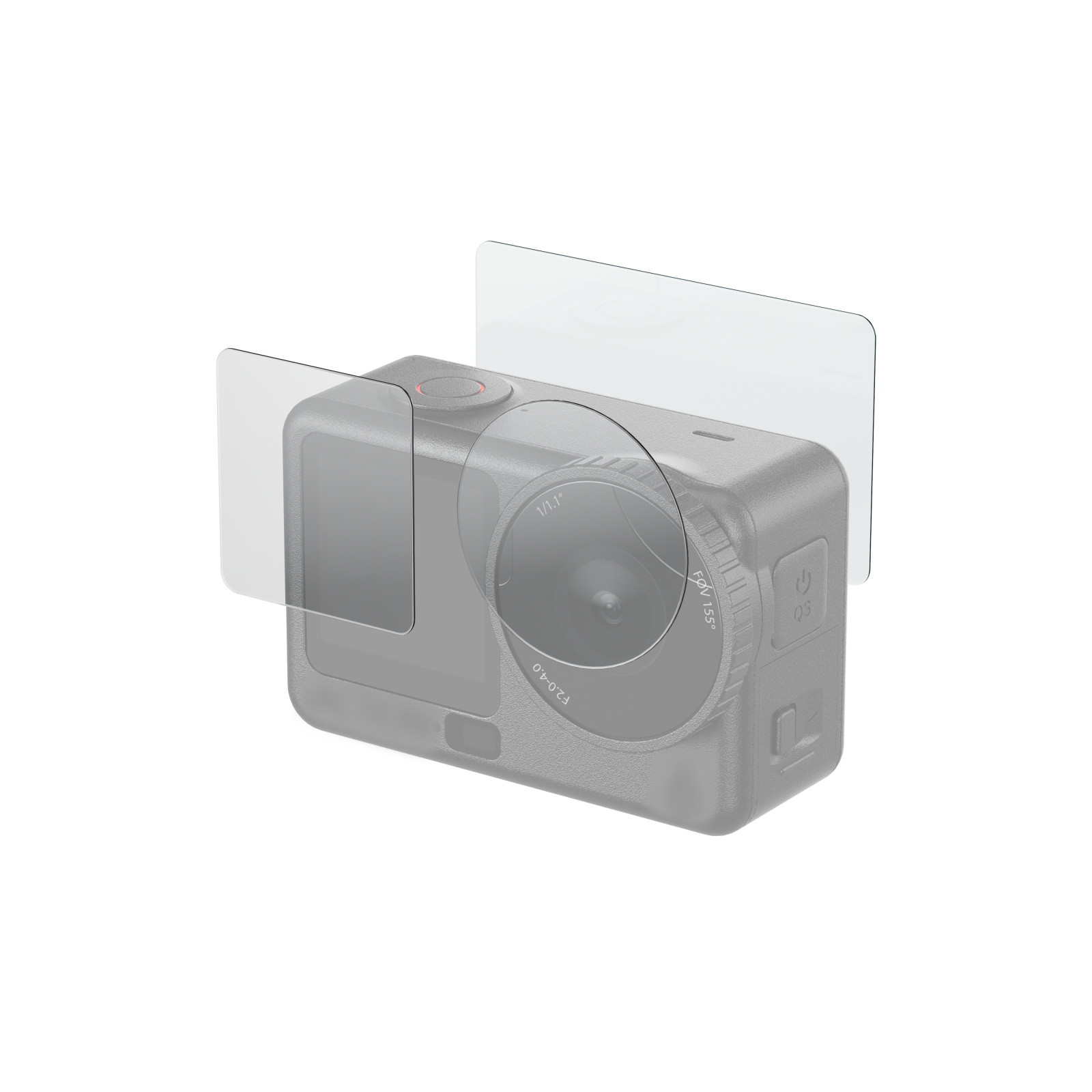 SmallRig Tempered Glass Screen Protector Kit for DJI Osmo Action 6 5892