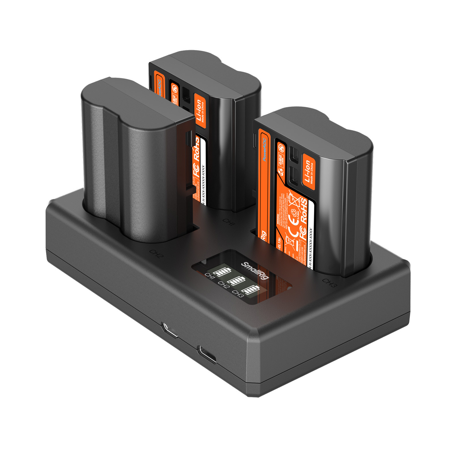 SmallRig Triple Camera Battery & Charger Kit for Nikon EN-EL15c 6018