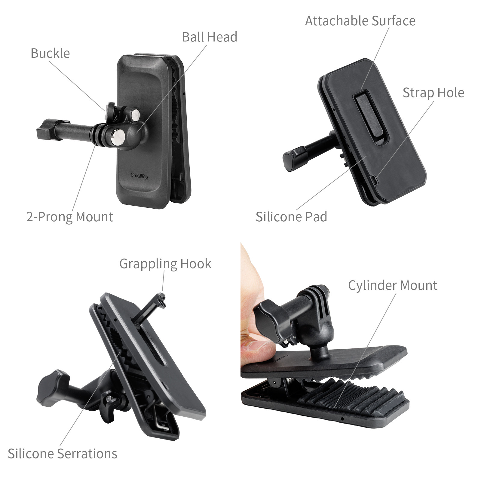SmallRig Backpack Clip for DJI Osmo Action 6 / Nano 6307