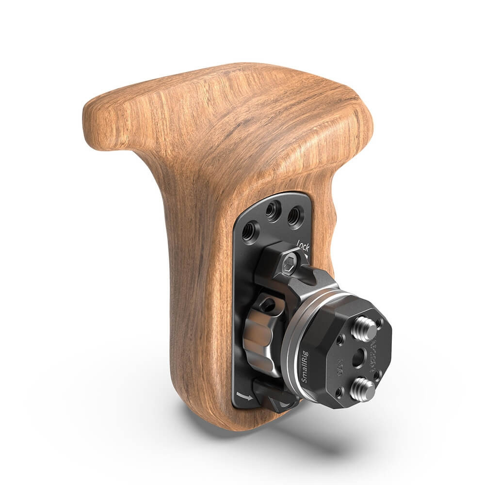 SmallRig Left Side Wooden Grip with Arri Rosette Bolt-On Mount KSAP2757