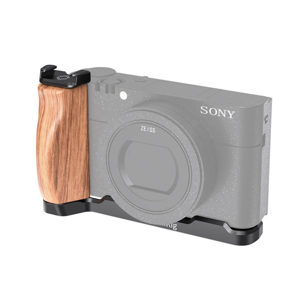 SmallRig L-Shaped Wooden Grip with Cold Shoe for Sony RX100 III/IV/V(VA)/VI/VII LCS2438