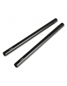 SmallRig 2pcs 15mm Black Aluminum Alloy Rod(M12-25cm) 10inch 1052