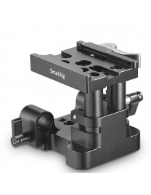 SmallRig Universal 15mm Rail Support System Baseplate (QR Plate Excluded) 2145B