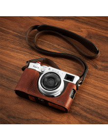 SmallRig Leather Half Case Kit for FUJIFILM X100VI (Brown) 4699