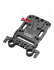 SmallRig V Mount Battery Plate with Dual 15mm Rod Clamp 3016