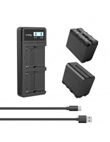 SmallRig NP-FZ100 Battery Charger Set for Sony NP-FZ100 Battery for Sony  3824 6941590008318