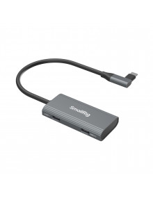 SmallRig 4-in-1 USB-C Hub PD 100W / USB-C 3.1 / USB-C 2.0 with Audio Adapter x 2 4598