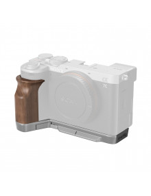 SmallRig L-Shape Mount Plate with Wooden Handle for Sony Alpha 7C II / Alpha 7CR 4796B