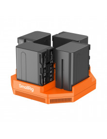 SmallRig 4-Channel Camera Battery Charger & 4-Battery Kit for Sony NP-F970 4834