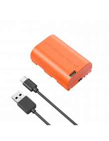 SmallRig LP-E6NH USB-C Rechargeable Camera Battery (Orange) 4968