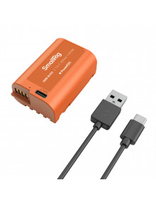 SmallRig DMW-BLK22 USB-C Rechargeable Camera Battery (Orange) 4979