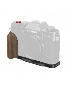 SmallRig L-Shaped Mount Plate with Wooden Handle for FUJIFILM X-T30 / X-T30 II / X-T30 III (Black) 5666