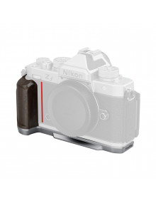 SmallRig L-Shaped Mount Plate with Wooden Handle for Nikon Z f (Silver) 5707