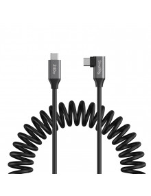 SmallRig USB-C Coiled Data Cable (Straight to Angled) 5730