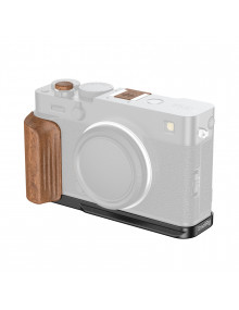 SmallRig L-Shaped Mount Plate with Wooden Handle for FUJIFILM X-E5 (Rosewood, Black) 5985