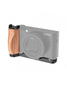 SmallRig L-Shaped Wooden Grip with Cold Shoe for Sony RX100 III/IV/V(VA)/VI/VII LCS2438