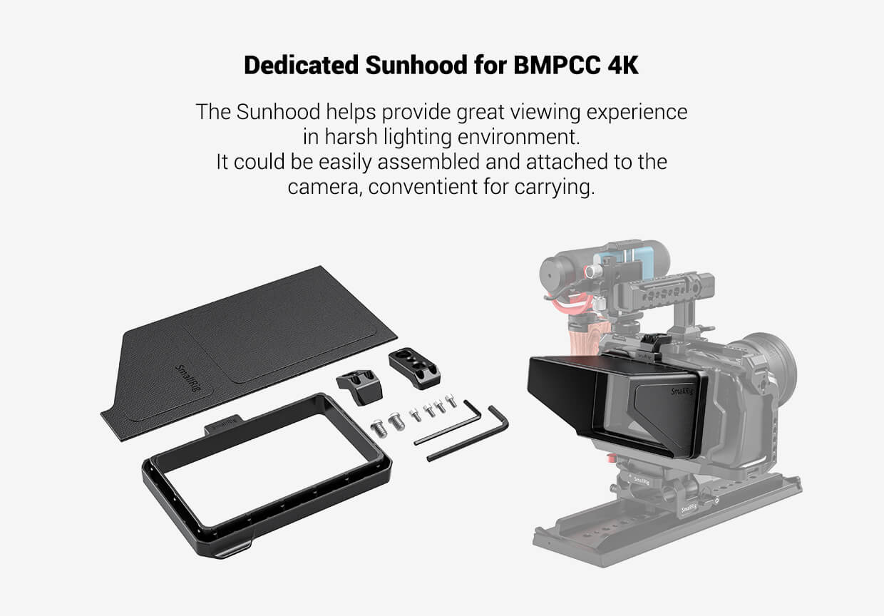 SmallRig Sun Hood for BMPCC 4K 2299