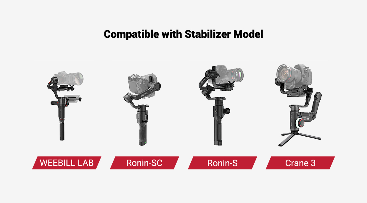 SmallRig Adjustable Monitor Mount for DJI Ronin-S/Ronin-SC/Zhiyun Crane 3/ Weebill Lab BSE2386