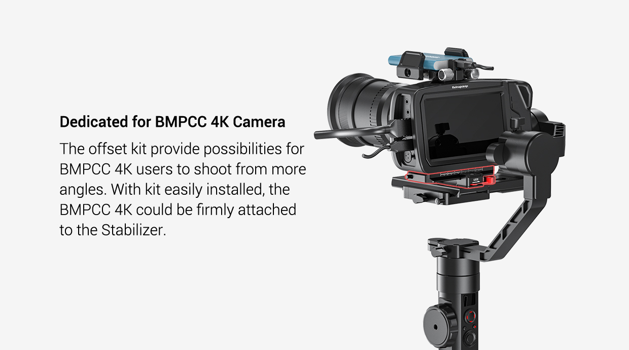 SmallRig Offset Kit for BMPCC 4K and Ronin S Crane 2 Moza Air 2 BSS2403